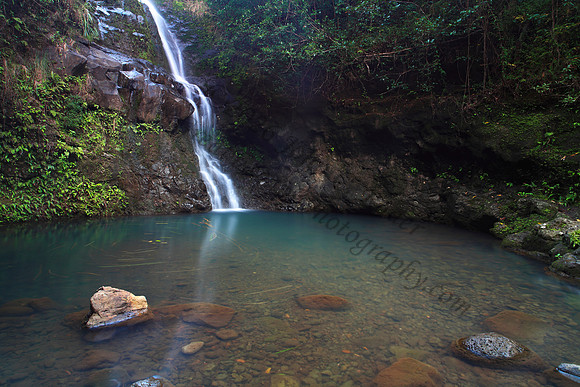 Waimano Waterfall on Oahu Hawaii
