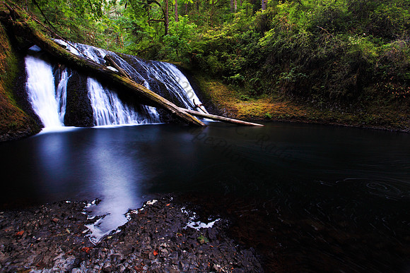 Lower North Falls, located in Silver Springs State Park, Oregon