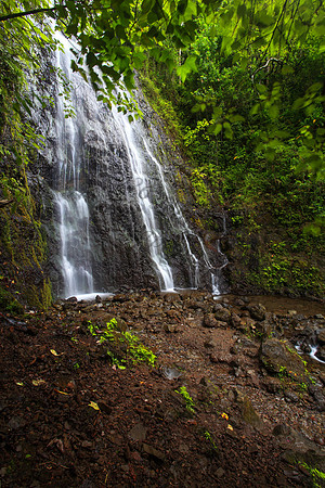Hamama Falls windward Oahu Hawaii Waihee Valley