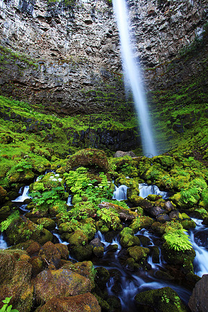 Watson Falls, Umpqua National Forest, Oregon, waterfall