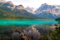 Emerald Lake in Yoho Natonal Park — fine art photograph titled Diamond and Emeralds