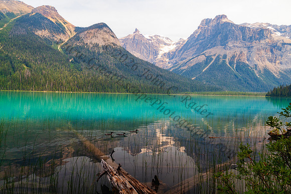 Emerald Lake in Yoho Natonal Park — fine art photograph titled Diamond and Emeralds