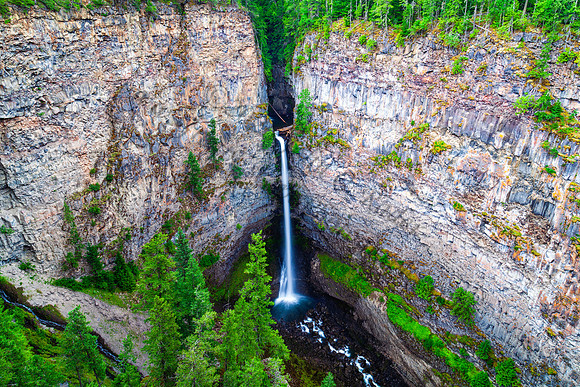 Spahats Creek Falls — fine art photograph titled Cracked