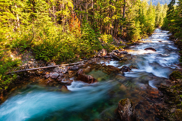 Sutherland Falls — fine art photograph titled Slip and Slide