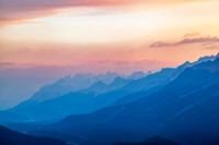 Icefields Parkway from Peyto Lake — fine art photograph titled Valley View