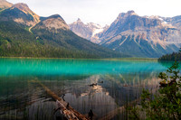 Emerald Lake in Yoho Natonal Park — fine art photograph titled Diamond and Emeralds