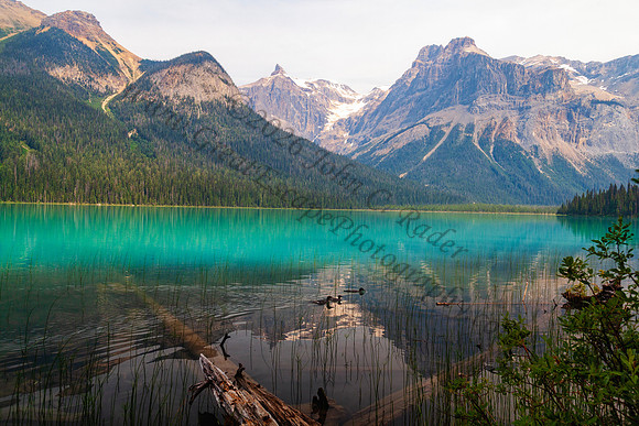Emerald Lake in Yoho Natonal Park — fine art photograph titled Diamond and Emeralds