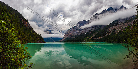 Kinney Lake in Mount Robson Provincial Park — fine art photograph titled Verge of Greatness
