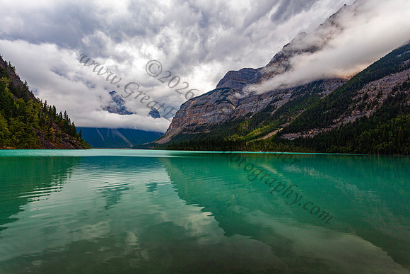 Kinney Lake in Mount Robson Provincial Park — fine art photograph titled Verge of Greatness