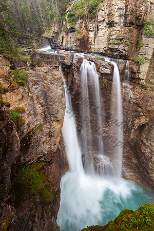 Upper Falls in Johnson Canyon — fine art photograph titled Valley Claw