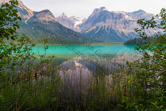 Emerald Lake in Yoho Natonal Park — fine art photograph titled Diamond and Emeralds