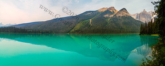 Emerald Lake in Yoho Natonal Park — fine art photograph titled Diamond and Emeralds