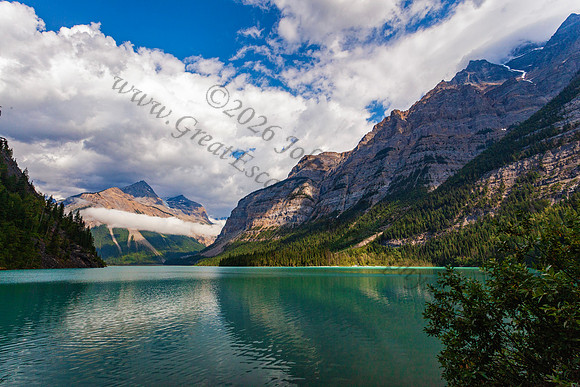 Kinney Lake in Mount Robson Provincial Park — fine art photograph titled Verge of Greatness