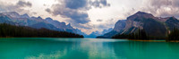 Spirit Island in Maligne Lake — fine art photograph titled Haunting Spirits