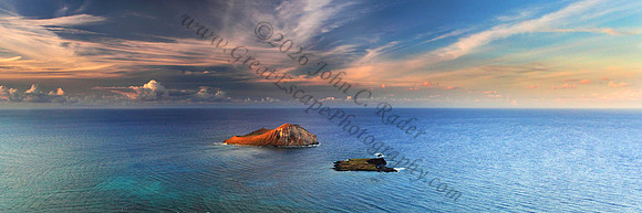 Makapuu tomtom trail sealife park manana islands rabbit pacific blue beach lighthouse panoramic honolulu hawaii sunset windward oahu