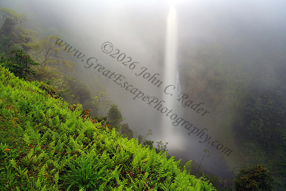 Magnificent Akaka waterfall in Honomu Hawaii Big Island