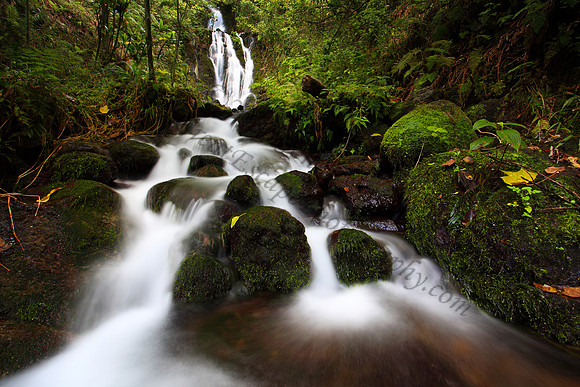 Waihee Waterfall on Oahu Hawaii