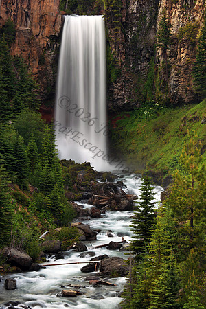 Tumalo Falls near Bend, Oregon in Three Sisters Wilderness