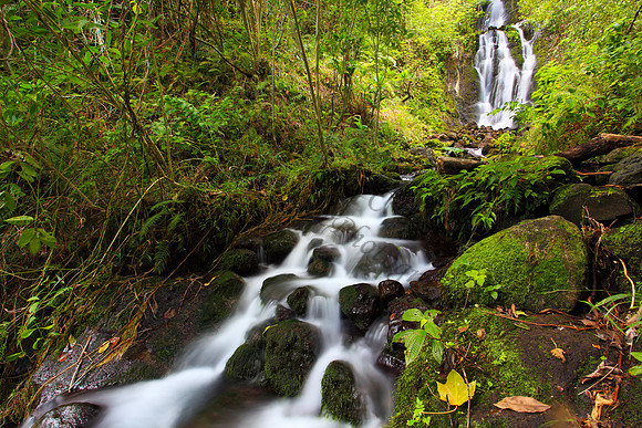 Waihee Waterfall on Oahu Hawaii