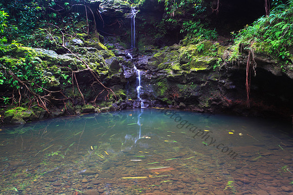 Kalauao Waterfall Oahu Hawaii Honolulu