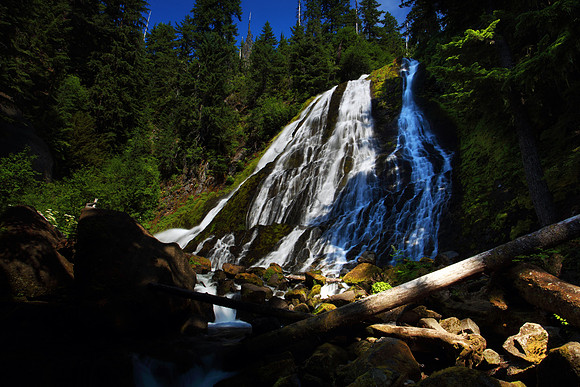 Diamond Creek Falls in Willamette National Forest, Oregon