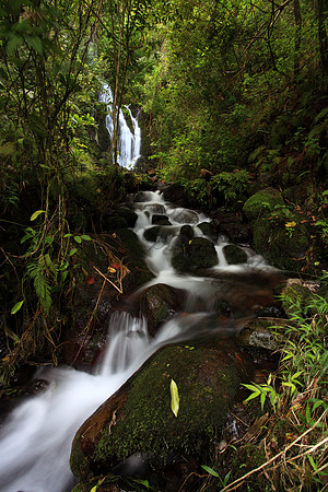 Waihee Waterfall on Oahu Hawaii