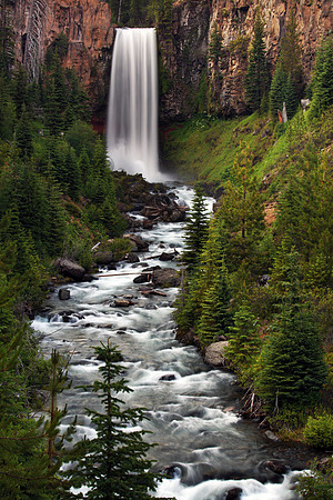 Tumalo Falls near Bend, Oregon in Three Sisters Wilderness
