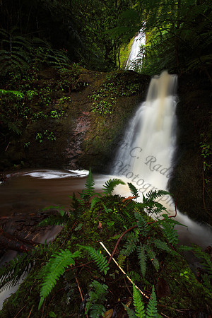 Waterfall, Luaalaea Falls, Manoa Valley, Oahu, Honolulu, Hawaii