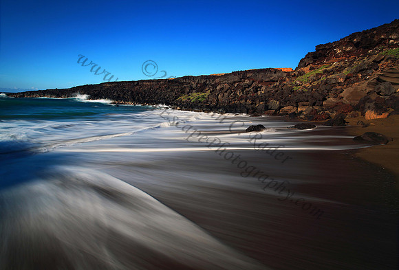 Green Sands Beach Papakolea South Point Hawaii Big Island