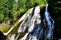 Diamond Creek Falls in Willamette National Forest, Oregon