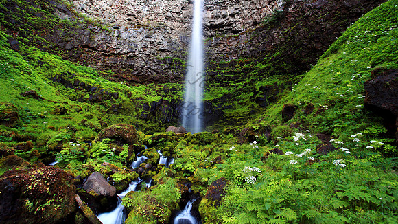 Watson Falls, Umpqua National Forest, Oregon, waterfall