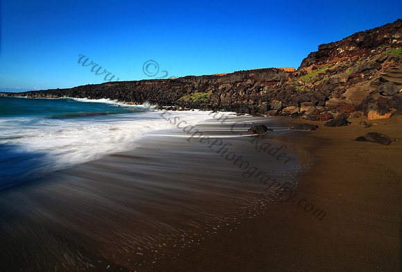 Green Sands Beach Papakolea South Point Hawaii Big Island