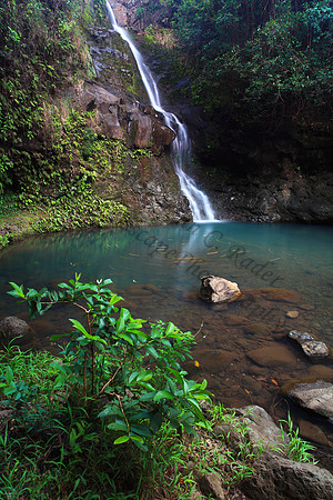 Waimano Waterfall on Oahu Hawaii