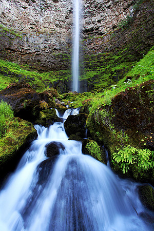 Watson Falls, Umpqua National Forest, Oregon, waterfall