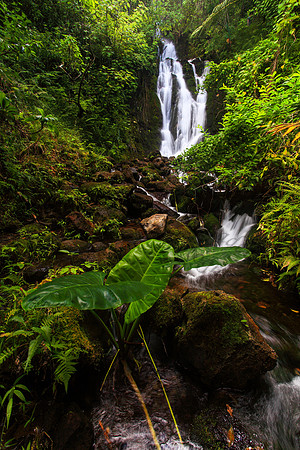 Waihee Waterfall on Oahu Hawaii
